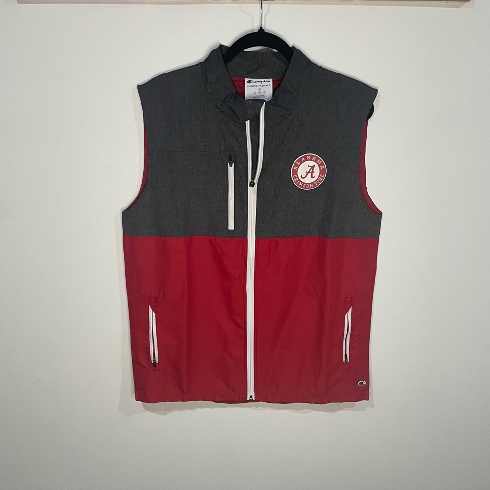 Champion Alabama Red and Gray Men's Vest
